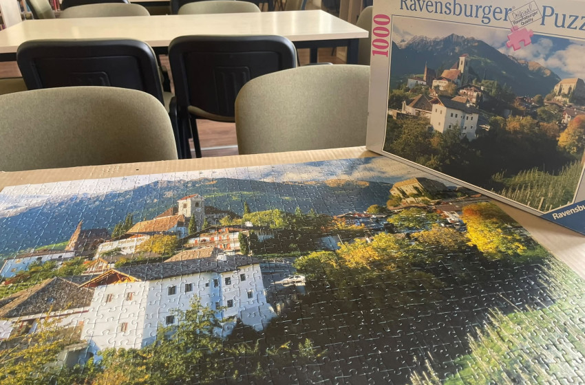 Újabb közös puzzle készült el a Rábapatonai Könyvtárban