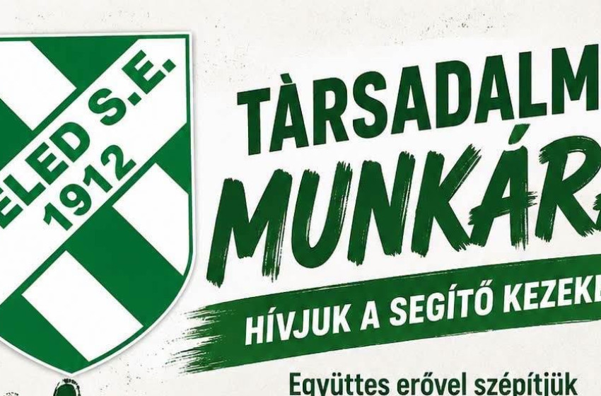 Segítő kezeket keres a Beled 1912 SE