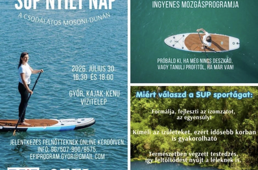 Ingyenes nyári egészségprogramokra várják a Győri járás lakóit