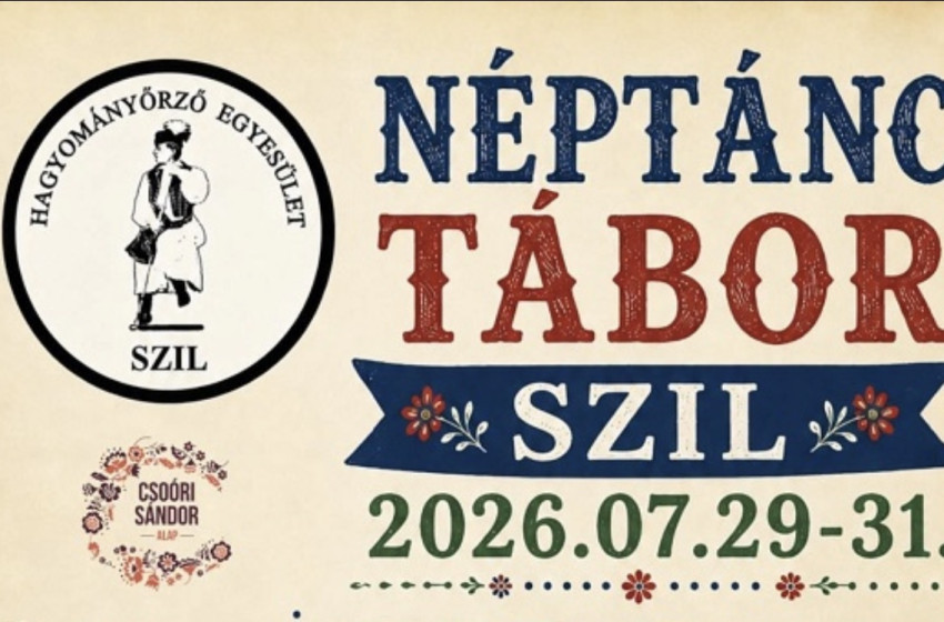 Néptánctábor várja a hagyományok kedvelőit Szilban július végén