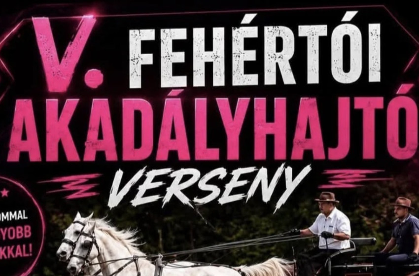 Ötödik alkalommal rendezik meg a Fehértói Akadályhajtó Versenyt