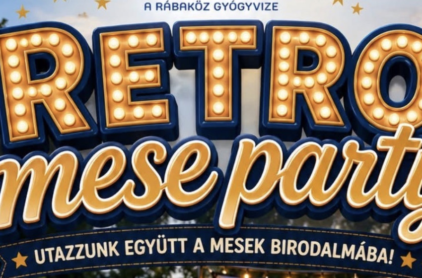 Retro Mese Party várja a családokat péntek délután a Diadém Csornai Termálfürdőben