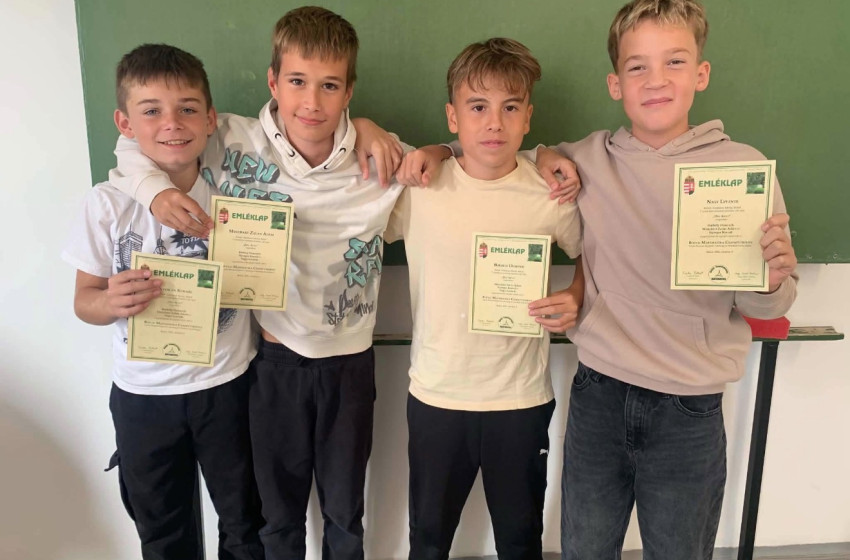 Két csapattal szerepeltek a beledi diákok a Bolyai Matematika Csapatversenyen