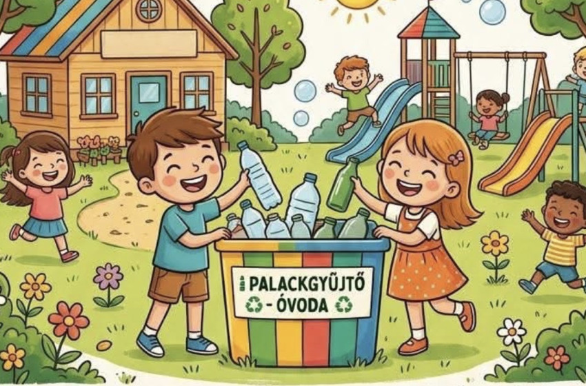 Egy palack is számít! – Különleges gyűjtéssel támogatják a csikvándi óvodát