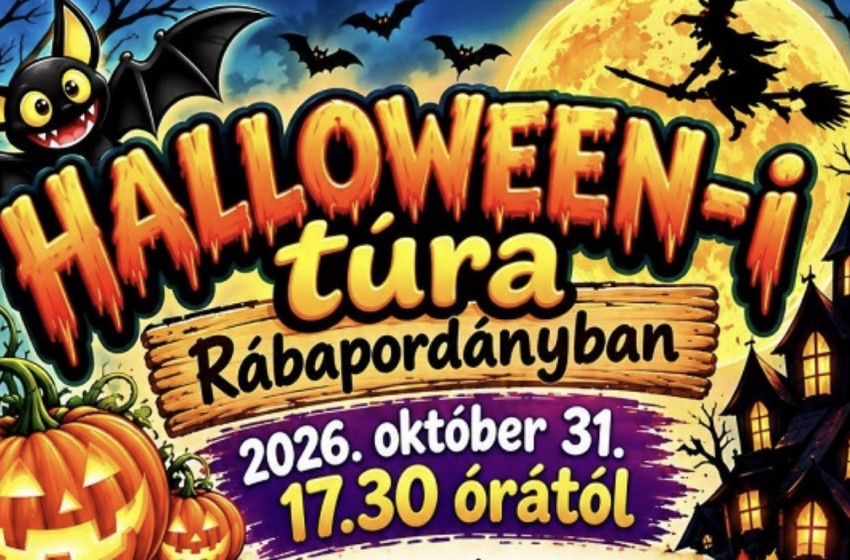 Ismét Halloween-i túrára várják a családokat Rábapordányban – töklámpások és cukorkagyűjtés október 31-én