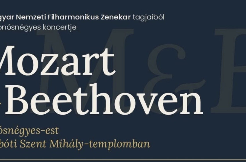 Mozart és Beethoven művei csendülnek fel Babóton – Különleges vonósnégyes-koncert a Szent Mihály-templomban